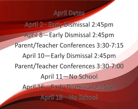  April Dates 2025